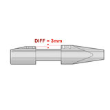 Rusan Picatinny rail Sauer 100 en Sauer 101 (B=113,9 L=160 DIFF=3)_