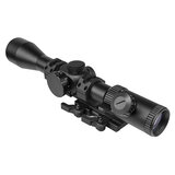 NC Star Sniper scope 4-16x44 Combo incl. Quick Release Cantilever montage, verlicht dradenkruis Rood/Groen_