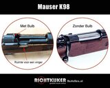 Rusan Picatinny rail - Military Mauser K98 (with bulb, with holes B=105)_